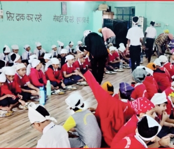Visit by students to Gurudwara Gourighat Jabalpur