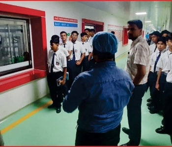 Visit by students to Udaipur Beverages Pvt Ltd (Coca Cola Company) Jabalpur